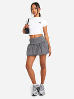 Load image into Gallery viewer, Plaid A-Line Flared Mini Skirt
