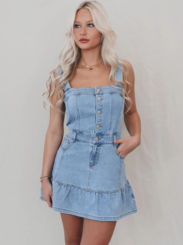 Short Denim Dress