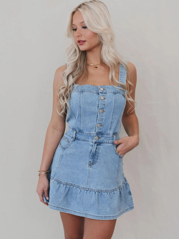 Short Denim Dress