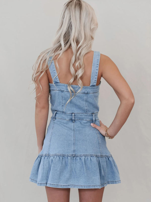 Short Denim Dress