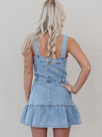 Load image into Gallery viewer, Short Denim Dress
