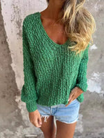 Load image into Gallery viewer, Chunky Flower Knitted Jumper
