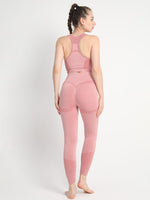 Load image into Gallery viewer, Two-Piece Peach Hip Trousers Set
