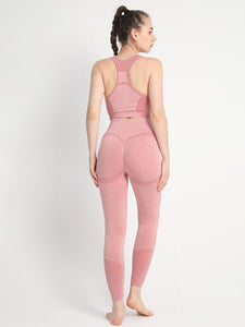 Two-Piece Peach Hip Trousers Set