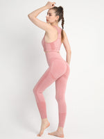 Load image into Gallery viewer, Two-Piece Peach Hip Trousers Set
