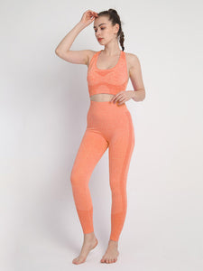 Two-Piece Peach Hip Trousers Set