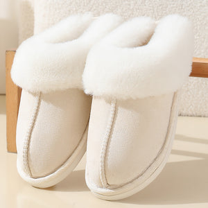 Fur Mouth Slippers