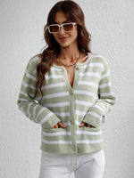 Load image into Gallery viewer, Striped Loose Cardigan
