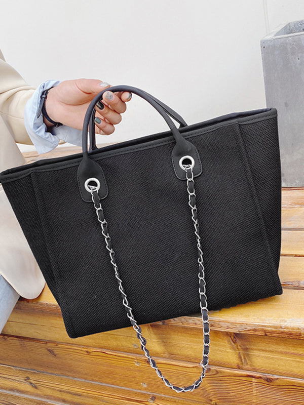 Bucket Chain Tote Bag