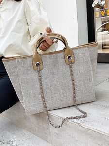 Bucket Chain Tote Bag