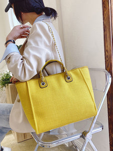 Bucket Chain Tote Bag