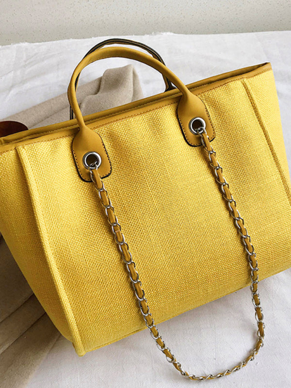 Bucket Chain Tote Bag