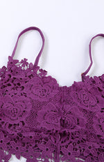 Load image into Gallery viewer, Spaghetti Straps Crochet Lace Lingerie Set
