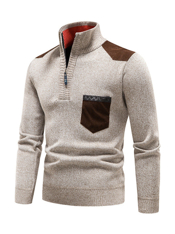 Men's Patchwork Sweater