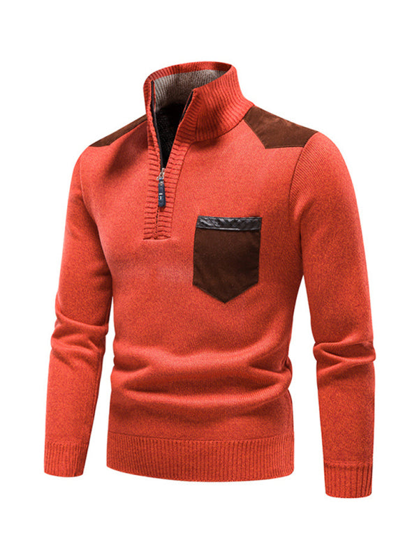 Men's Patchwork Sweater