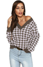 Load image into Gallery viewer, Houndstooth Sweater
