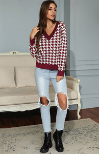 Houndstooth Sweater