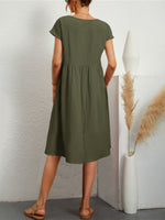 Load image into Gallery viewer, Cotton A-Line Dress
