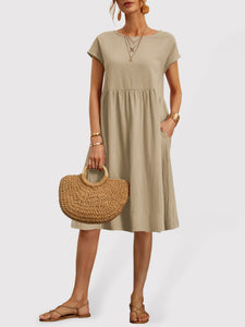 Cotton A-Line Dress