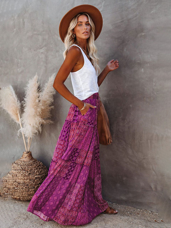 High Waist Maxi Skirt