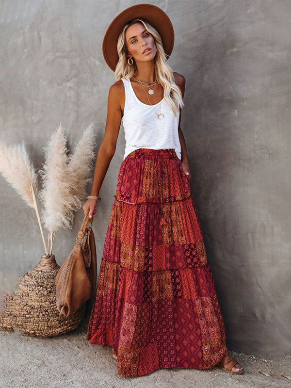 High Waist Maxi Skirt