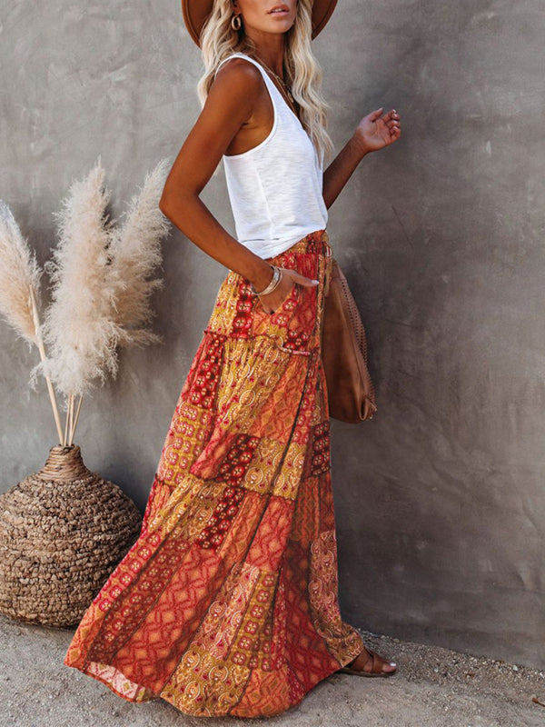 High Waist Maxi Skirt