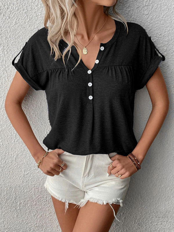 Half Cardigan T-Shirt