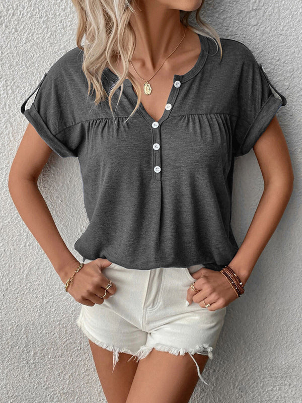 Half Cardigan T-Shirt