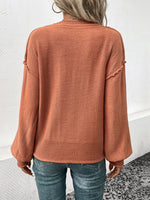 Load image into Gallery viewer, Long Sleeve Solid Colour Sweater
