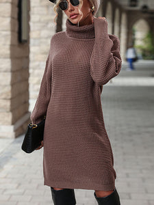 Turtleneck Sweater Dress