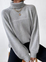 Load image into Gallery viewer, Lapel Raglan Sleeve Pullover
