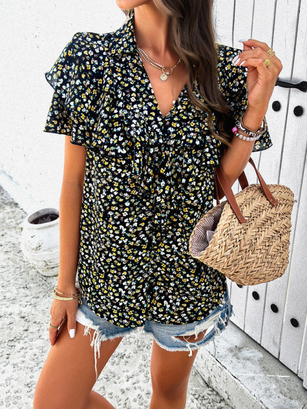 Elegant Printed Top