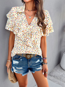 Elegant Printed Top